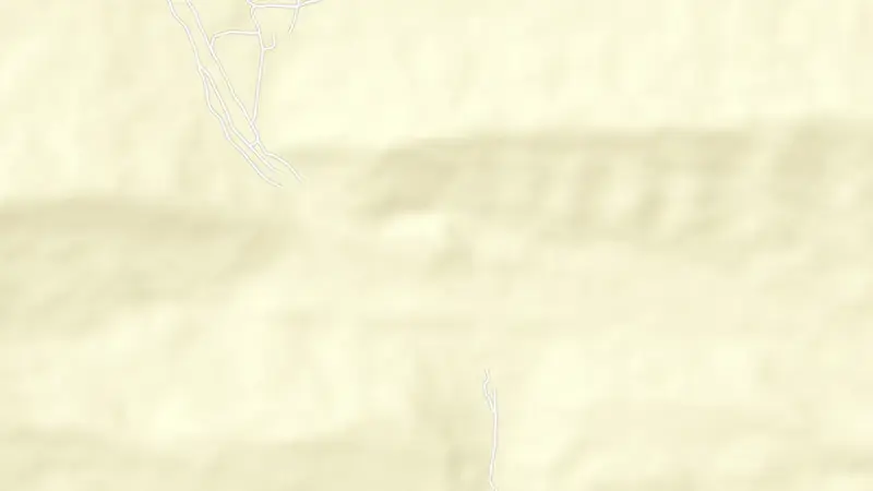 Road map of Oukloof Dam reservoir, Western Cape, South Africa