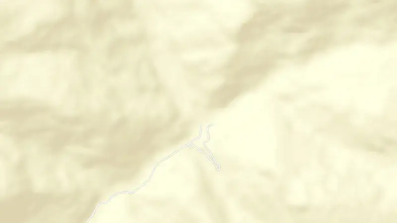 Road map of Roode Els Berg Dam reservoir, Western Cape, South Africa